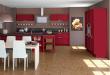 Cuisine Bolero Pores Ouvert Rouge